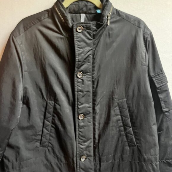 Tommy Bahama midi hooded trench fall jacket Sz M - Picture 5 of 15